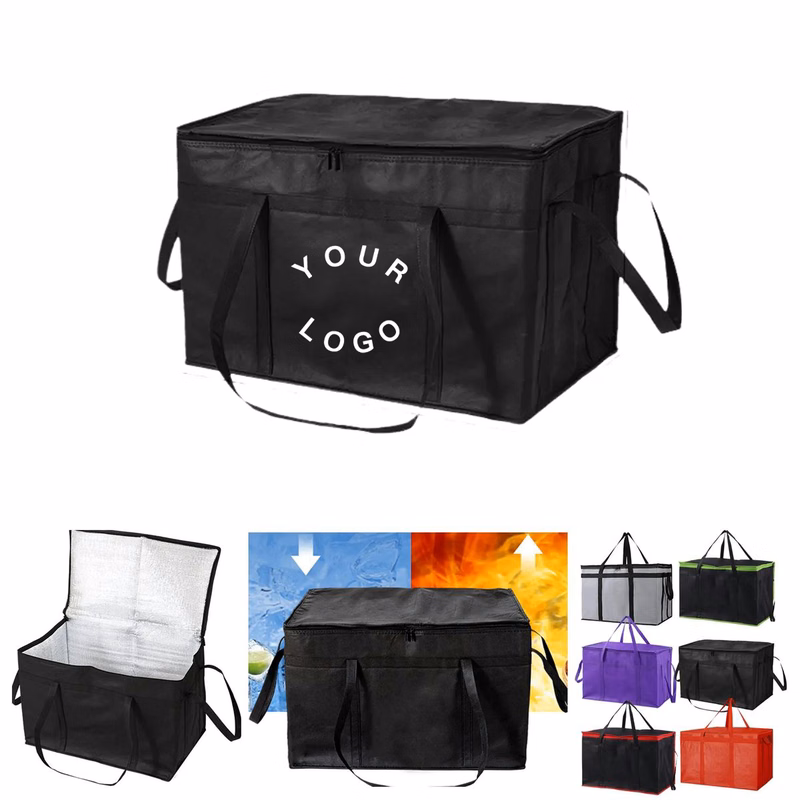 Insulated Food Delivery Tote with Handles