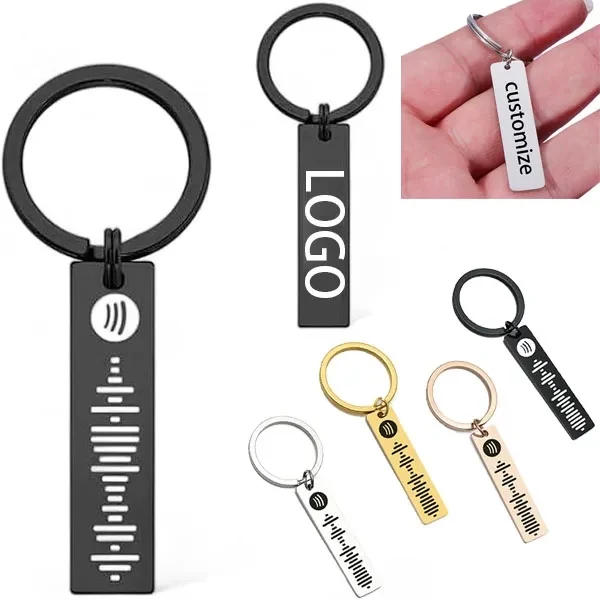 Personalized Music Keyring 1
