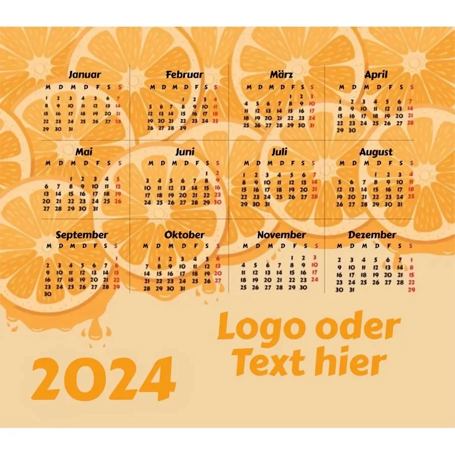 Custom Orange Mouse Pad 1