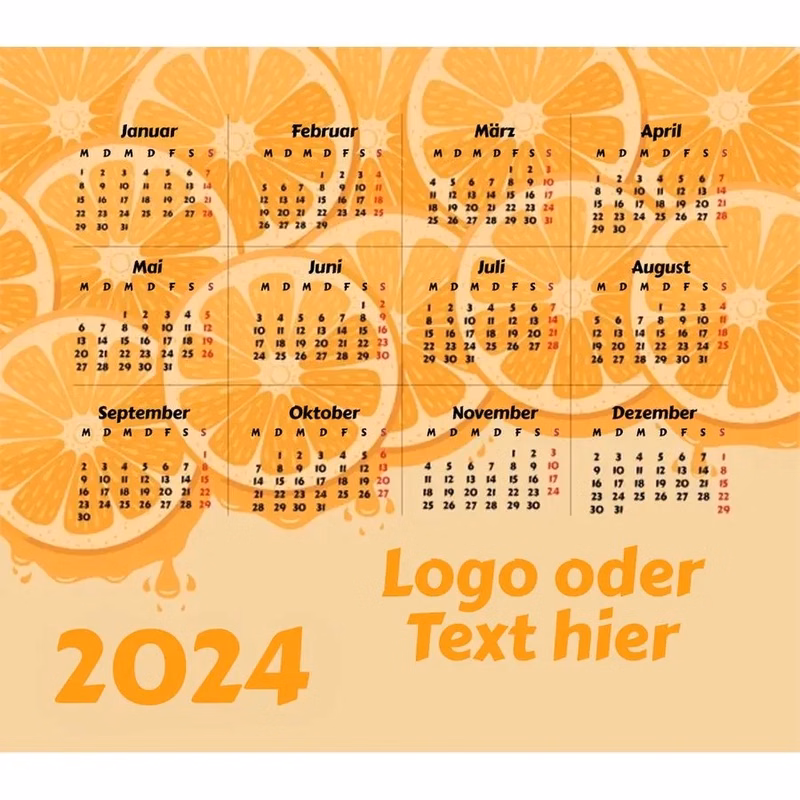 Custom Orange Mouse Pad