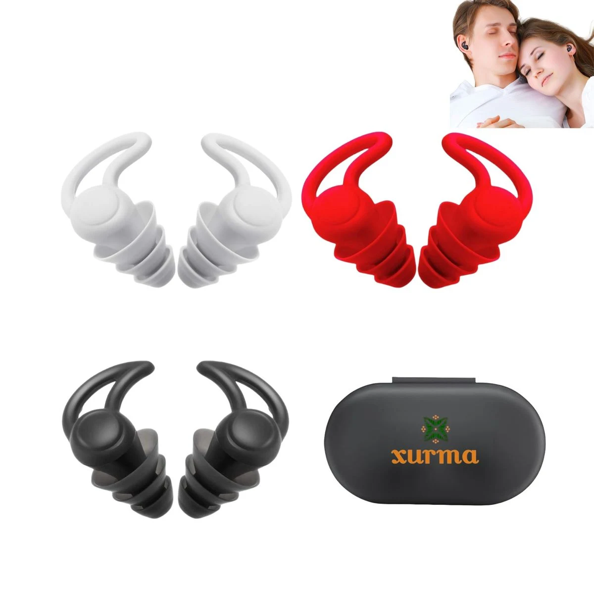 Three-Layer Noise Cancelling Earplug 1