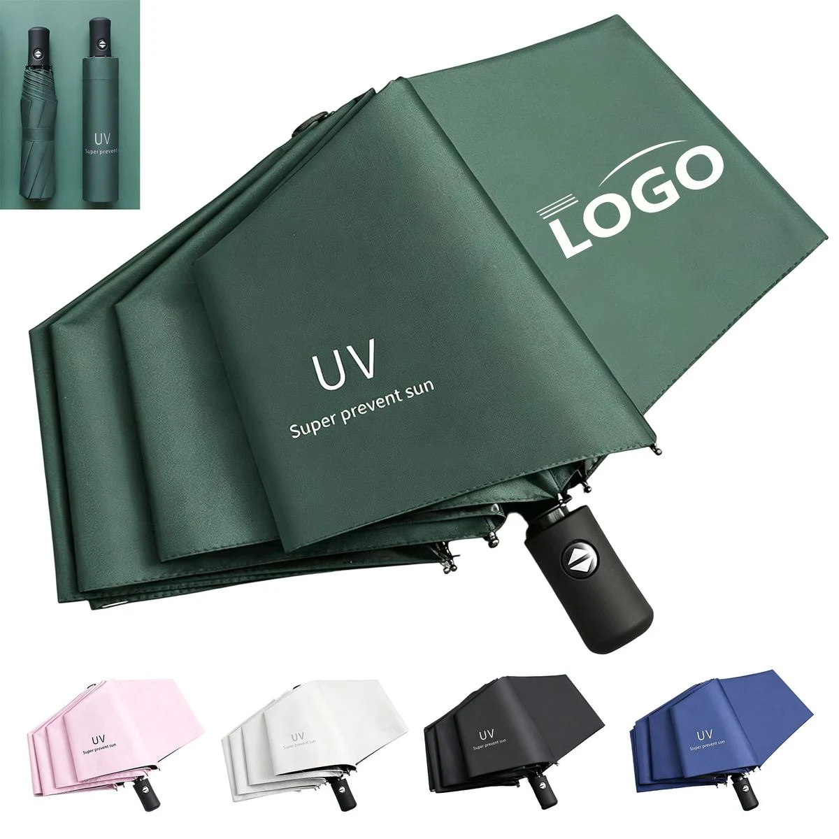 MOQ 10 Automatic Folding Umbrella 1