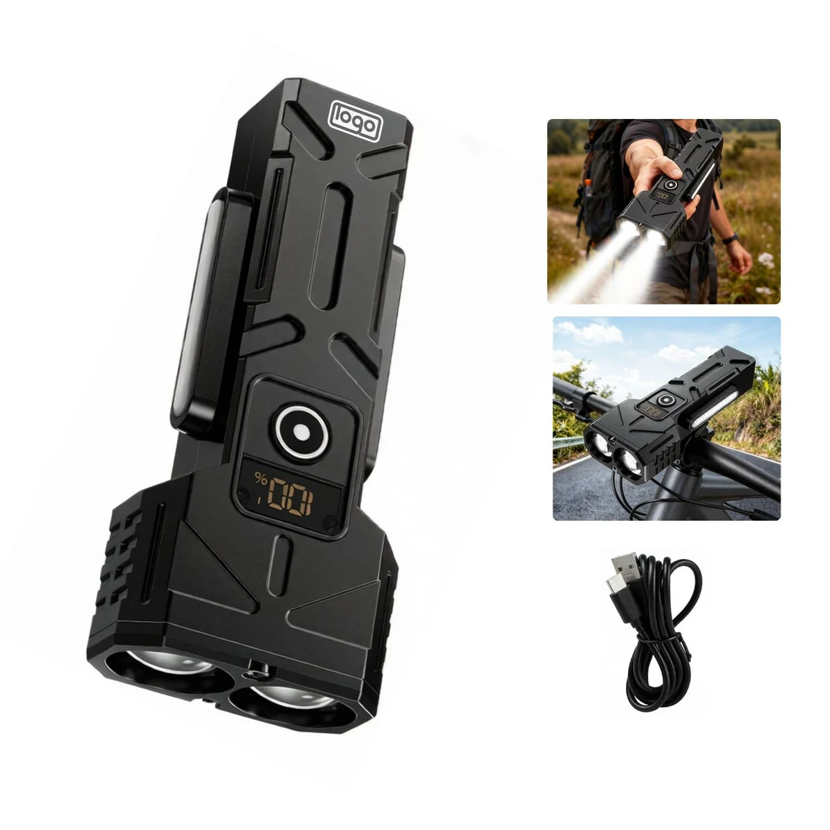 High Lumen Rechargeable Bicycle Light 1