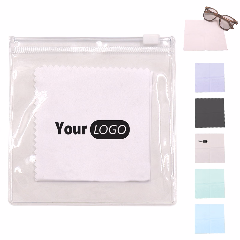 Microfiber Eyeglass Cloth With Pvc Bag