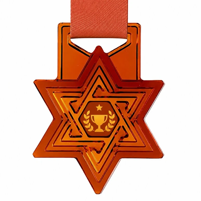 Star Glass Medal 1