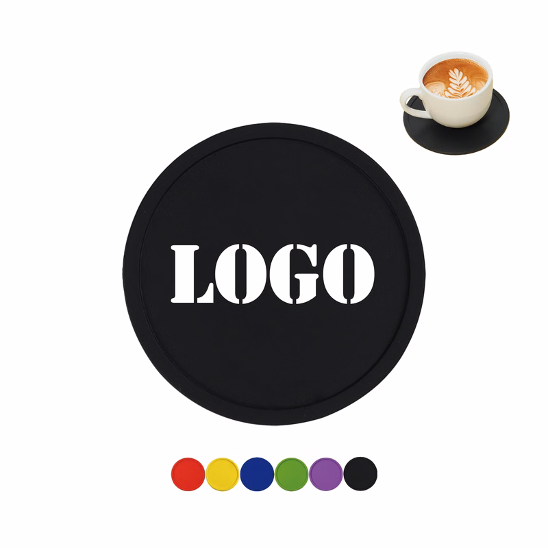 Custom Round Silicone Coaster