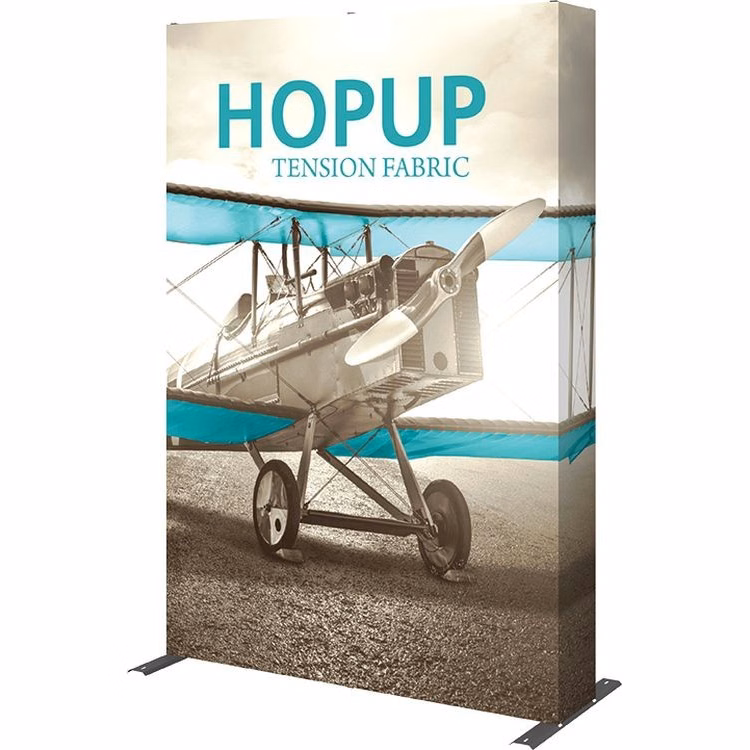 Hopup 5.5ft Full Height Straight Display & Fitted Graphic