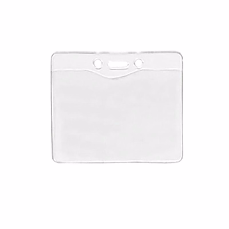 Horizontal Top Load Badge w/Slot/Chain Holes