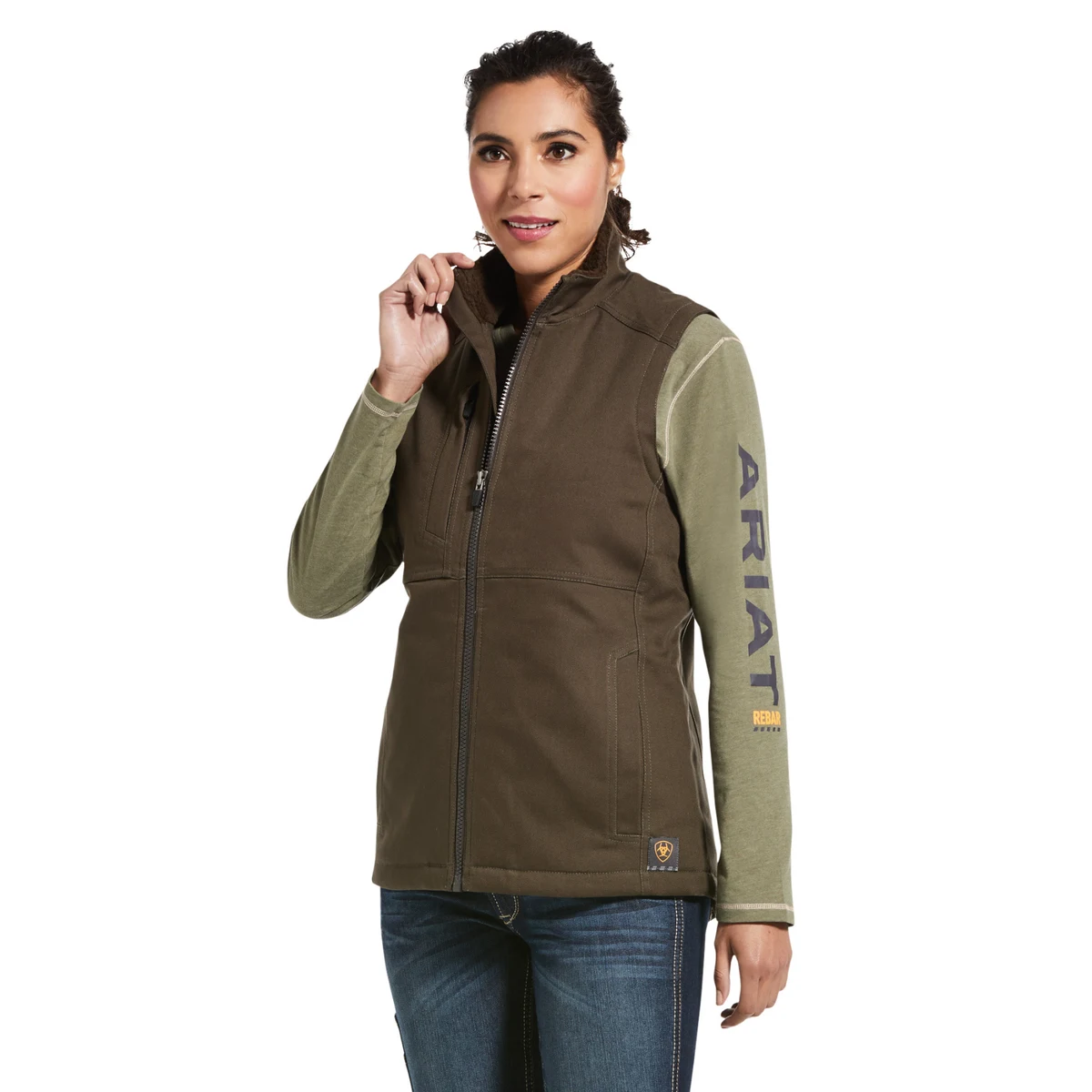 Ariat Rebar DuraCanvas Insulated Vest 1
