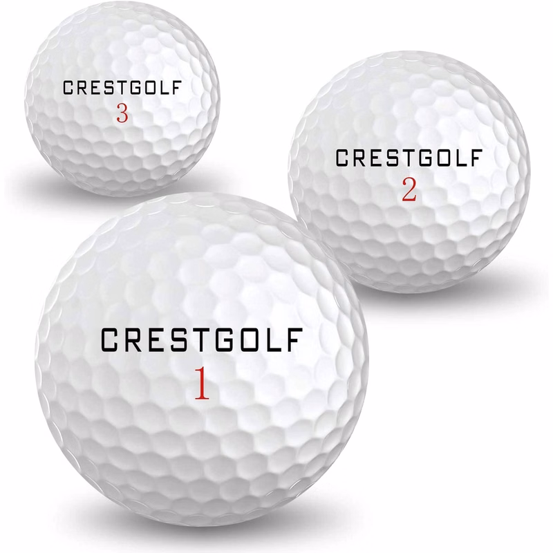 Synthetic Rubber Practice Golf Balls for Outdoor Use