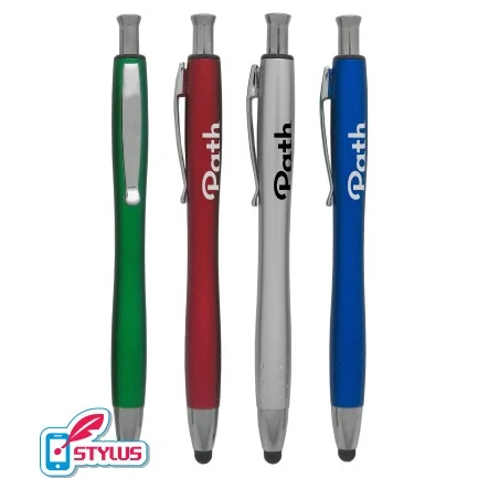 Union Printed "Bulbous" Stylus Clicker Pen 1