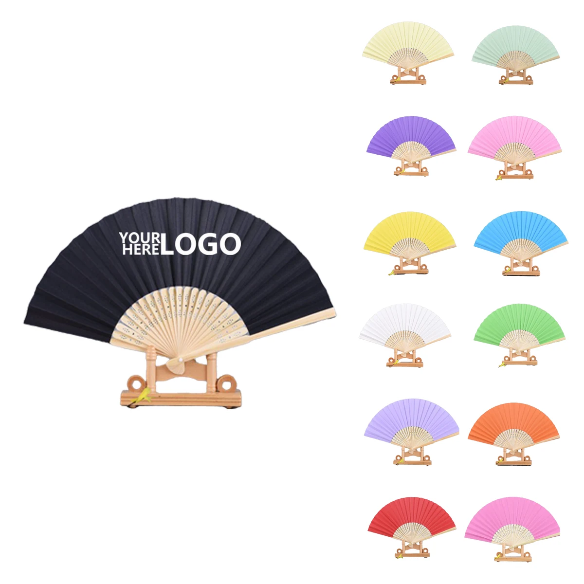 Elegant Bamboo Hand Fan 1