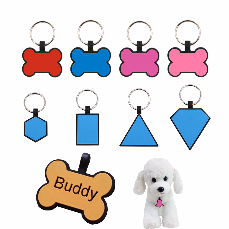 Pet Brand Silicone Dog Tag