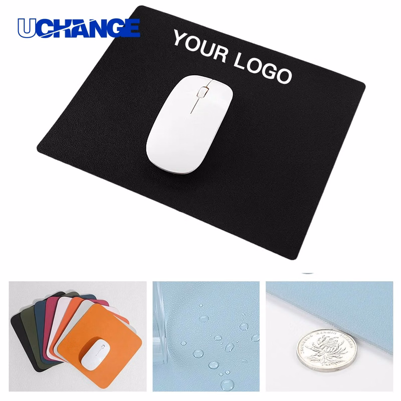 Leather Mouse Pad Desk Mat 10x8 Inch for Daily Computing
