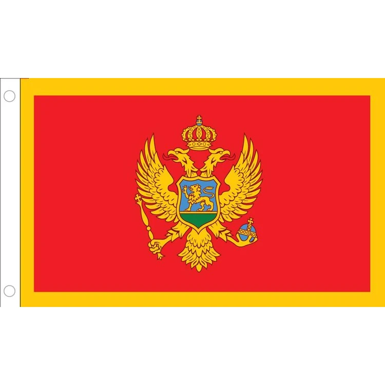 Montenegro Flag - 4' x 6' - Nylon 1