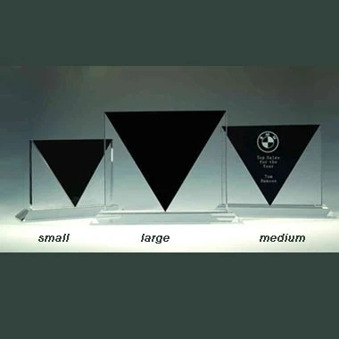 Black Victory Crystal Award- Medium 1