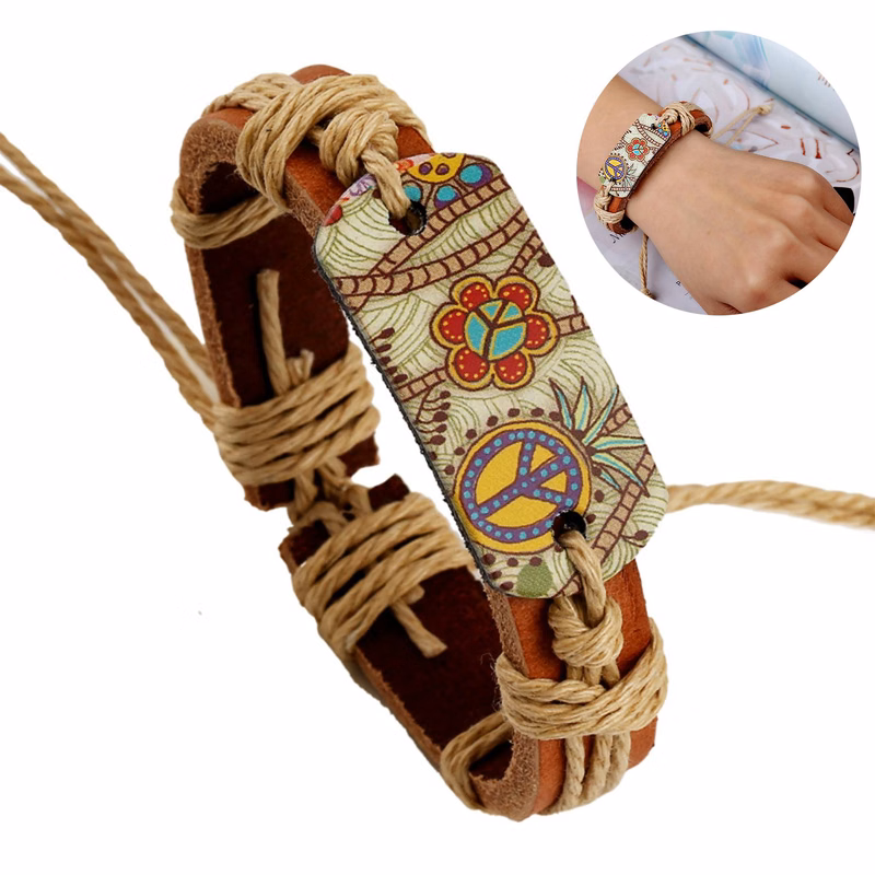 Jute Vintage-inspired woven bracelets