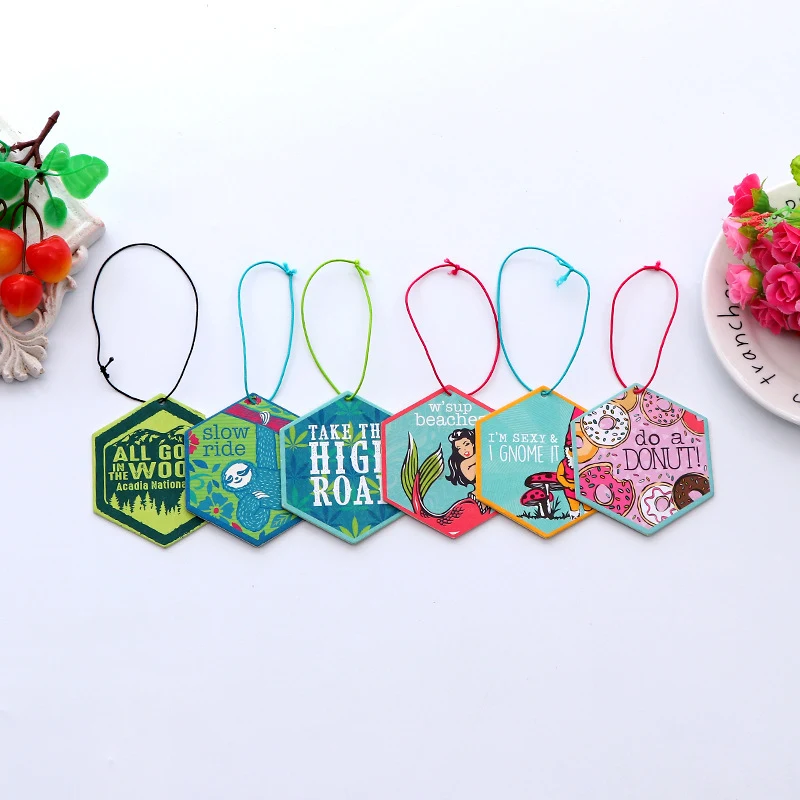 Customized Shape Car Fresheners for Home and Car Decoration 1