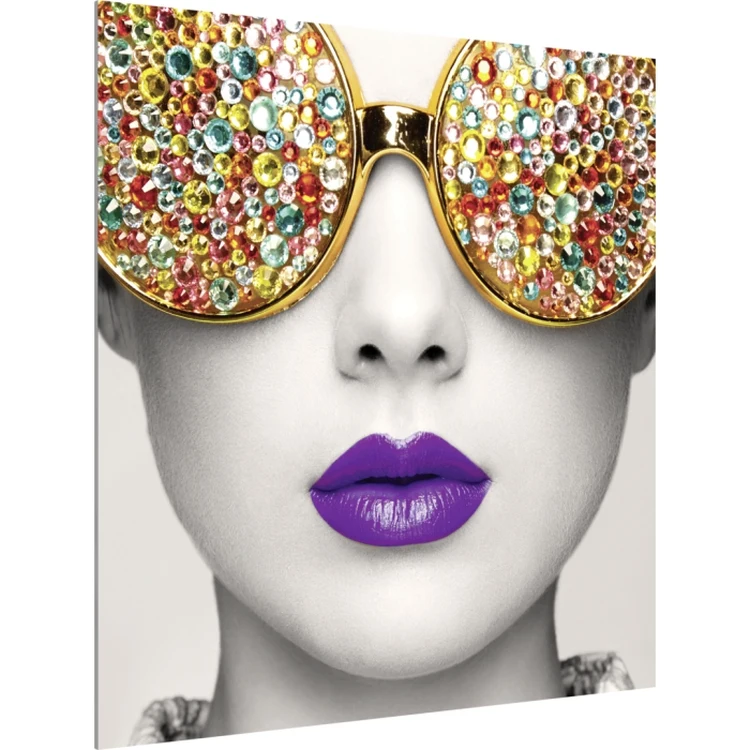 Vector Frame Edge Square S-05 Fabric Poster Display 1