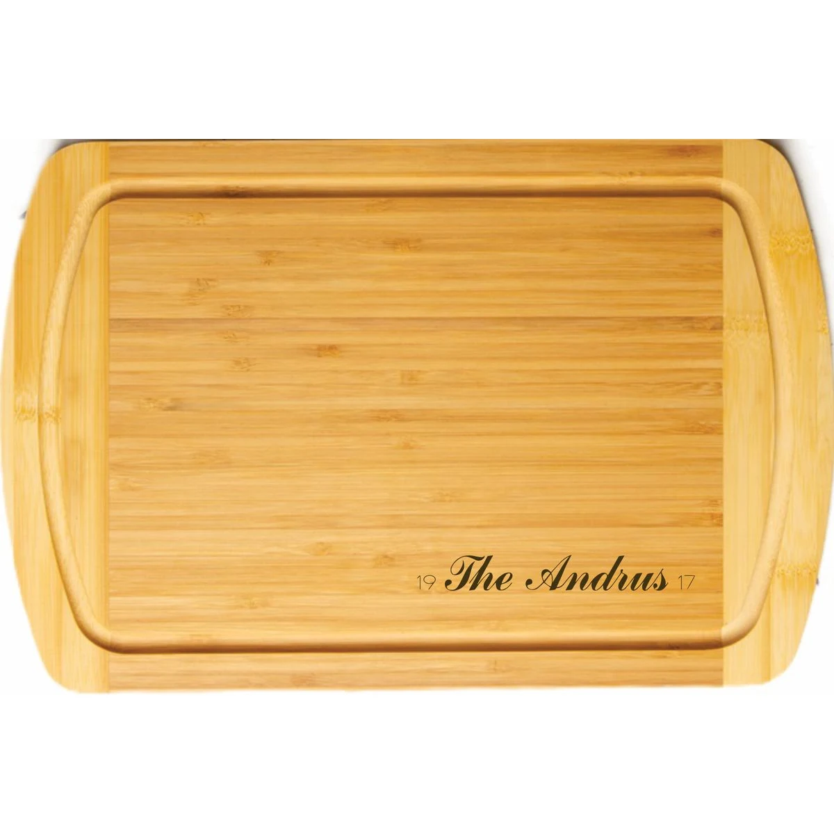12" x 8" Medium Fiji Bamboo Cutting Board 1