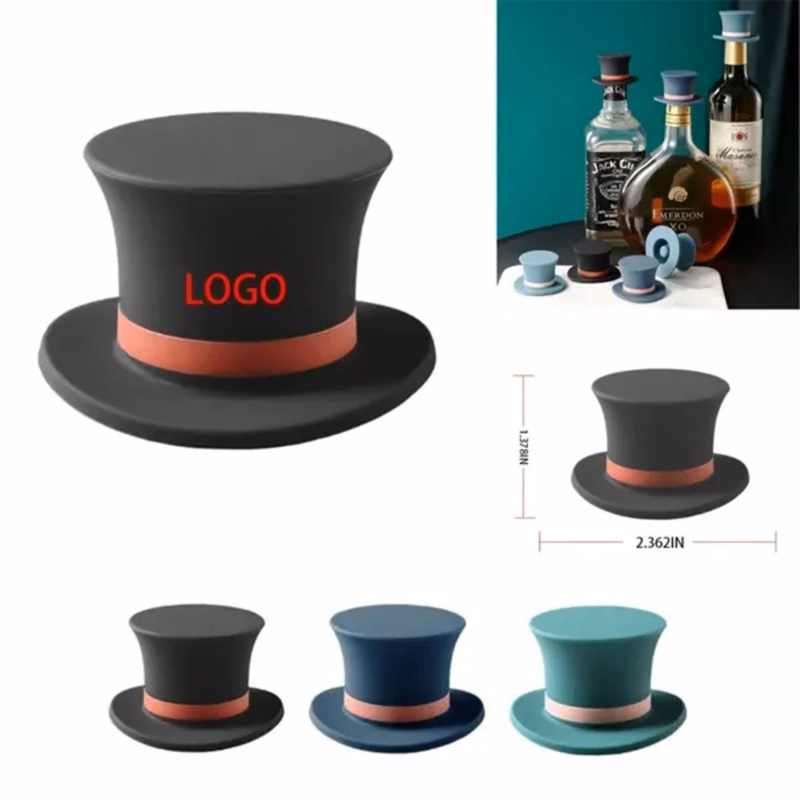 Silicone magic cap red wine stopper