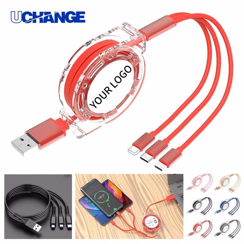Three In One USB Charging Cable