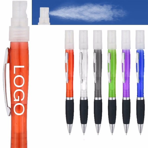 2 in 1 Plastic Spray Ballpoint Pen