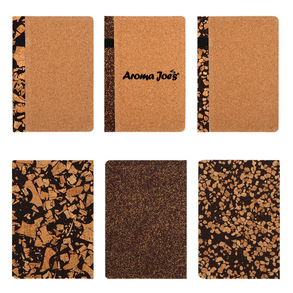 Cork Coffee Grounds Notebook 1