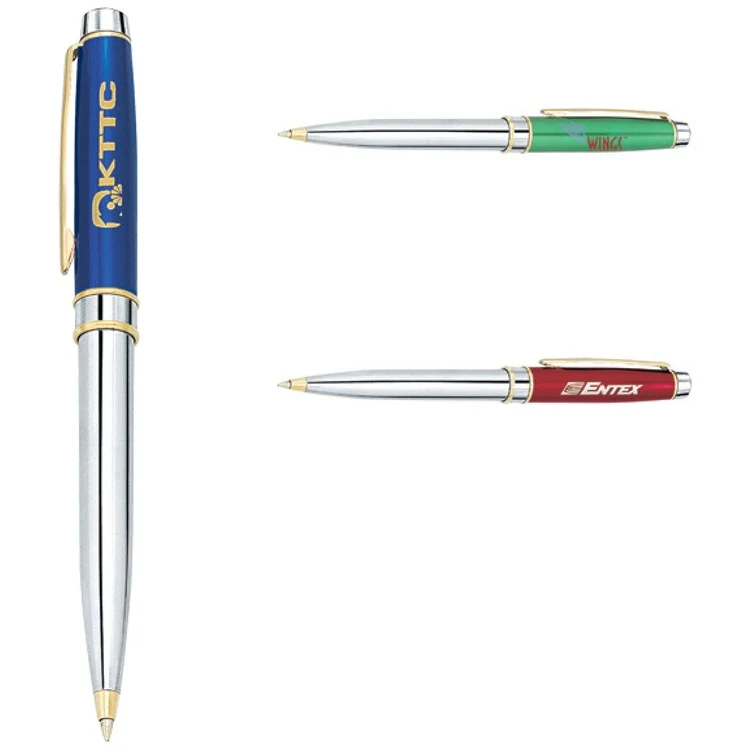 Jayden Twist Brass Ballpoint Pen 1