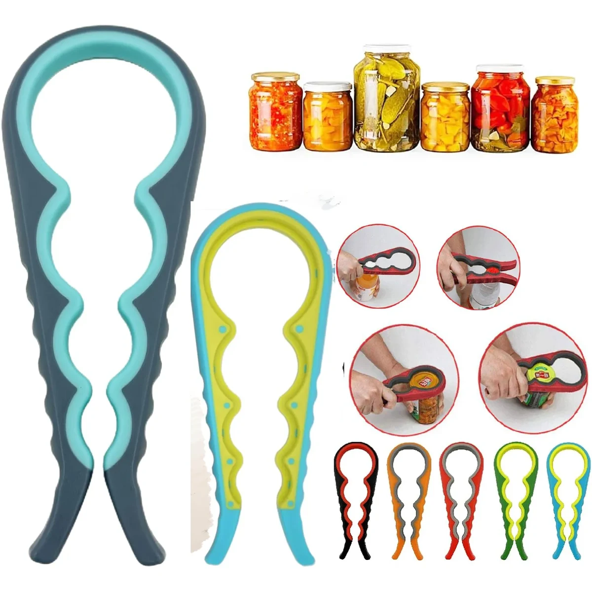 4 In 1 Handy Screw Cap Jar Opener 1