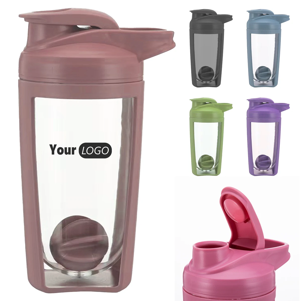 Polypropylene Customizable Fitness Shake Cup 1