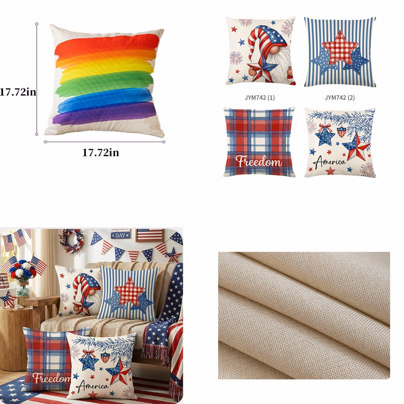 Custom Holiday Sofa Pillows