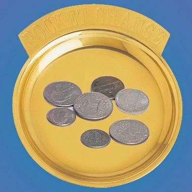 BRASS POCKET CHANGE PLATE 1