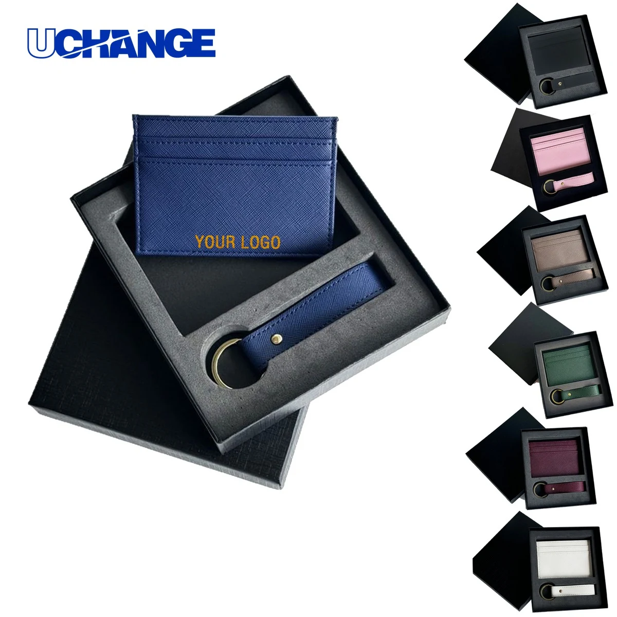 Multi-Card Wallet Keychain Set 1