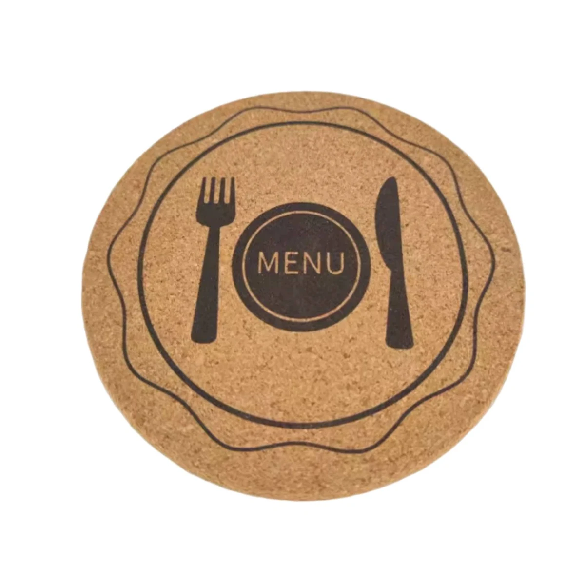 Eco-friendly Round Cork Wood Coaster 1