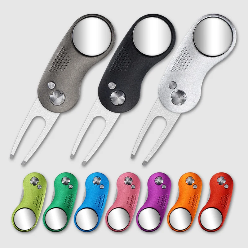 Compact Stainless Steel Golf Divot Tool for Avid Players 1