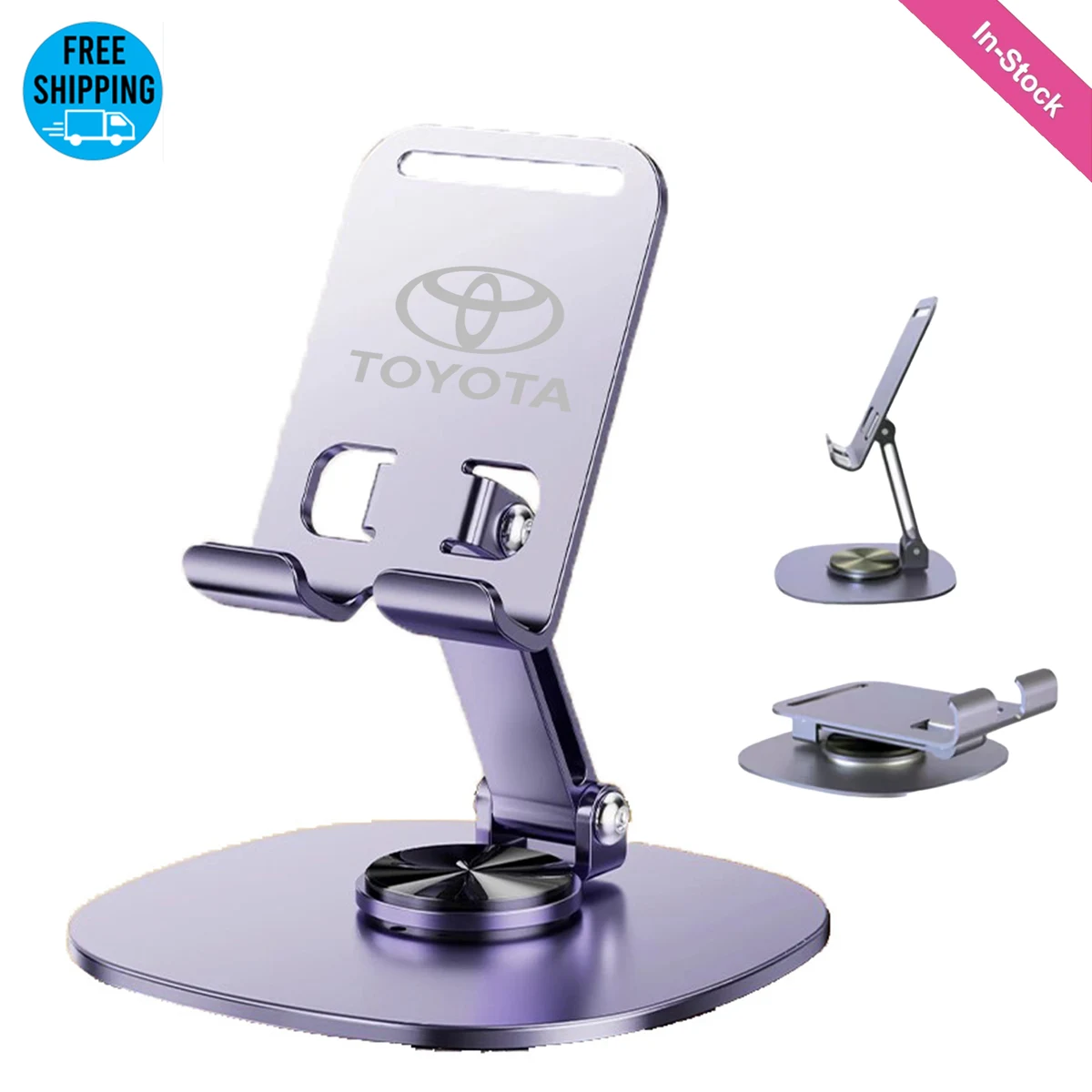 360 Degree Rotate Folding Adjustable Desktop Cell Phone Stand Holder 1