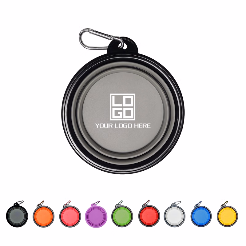 Collapsible Dog Bowl With Carabiner Clip