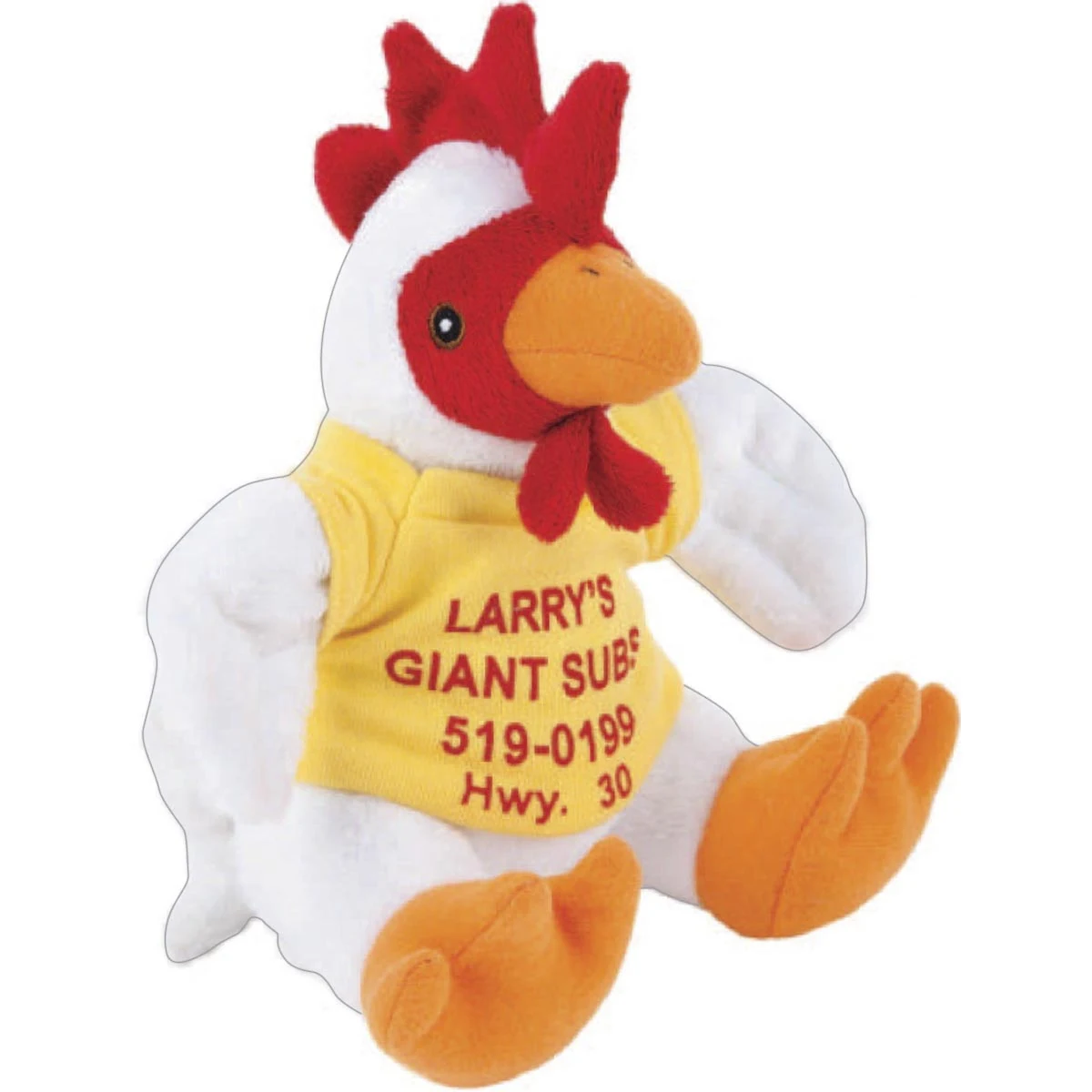 Super Soft Stuffed Animal, 8" - Chicken 1