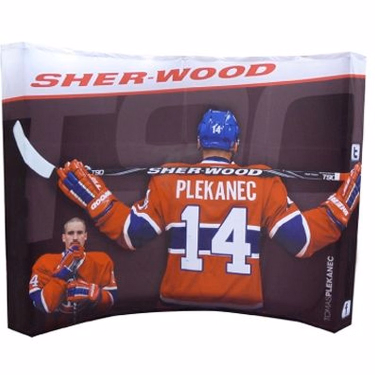 10'w x 8'h- Curved Expandable Banner Wall- Full Kit
