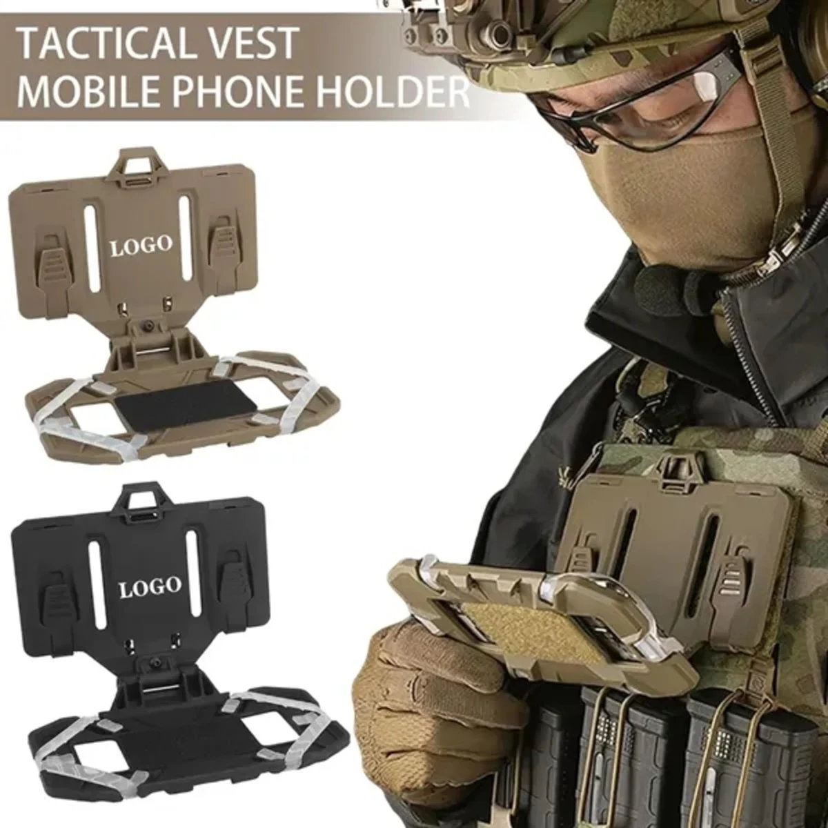 Folding Tactical Phone Holder 1