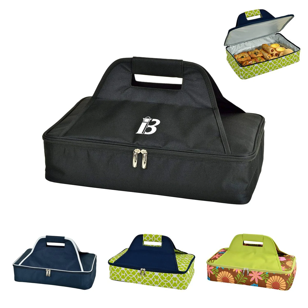 Reusable Insulated Lunch Bag Cooler Tote Box Picnic/Travel/W 1