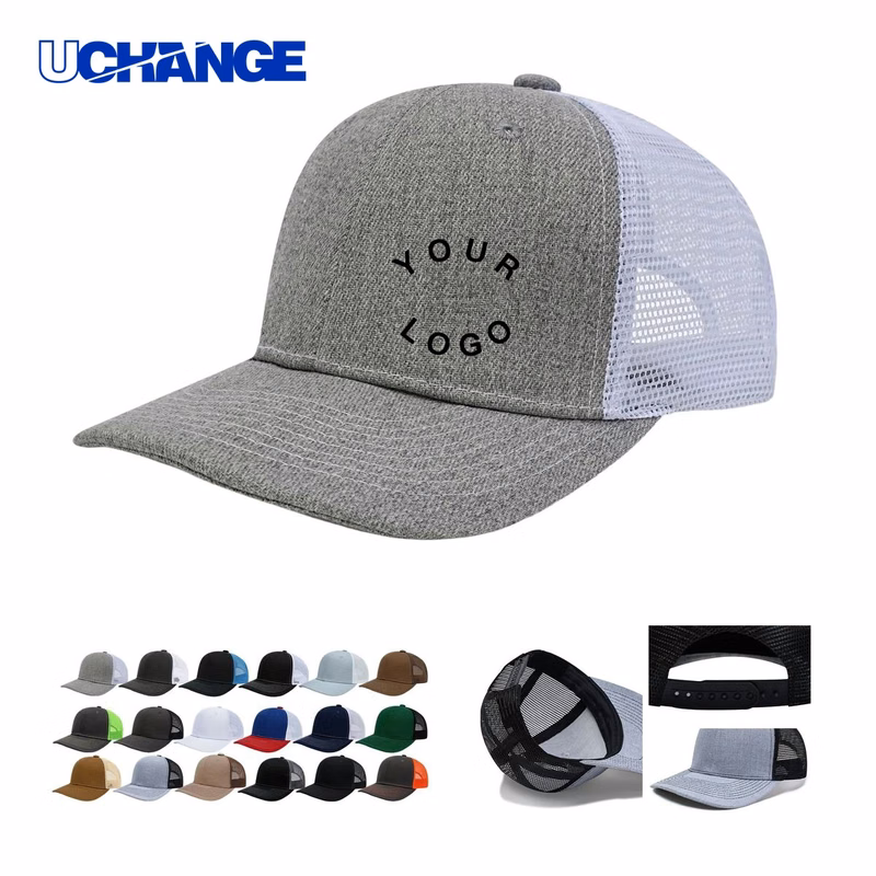 Casual Trucker Hat Headwear with Breathable Mesh Design