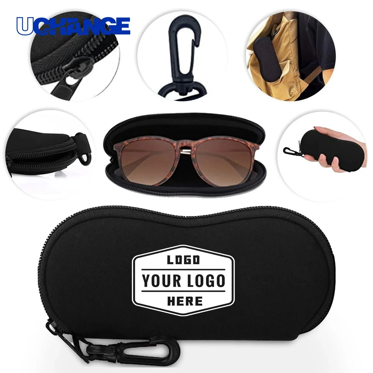 Eyewear Eyeglass Case with Belt Clip Organizer 1