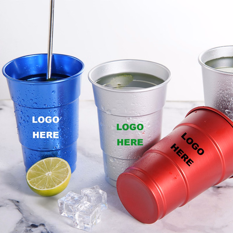 17Oz. Aluminum Reusable Stadium Party Beer Cup