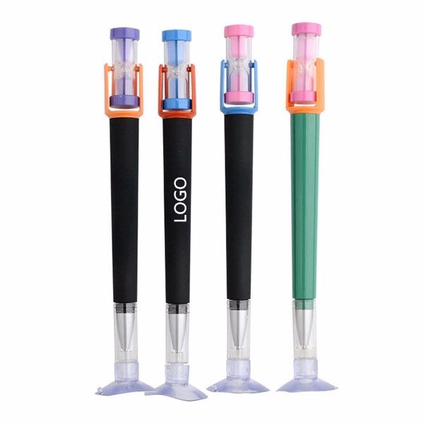 Gel Pen with Hourglass