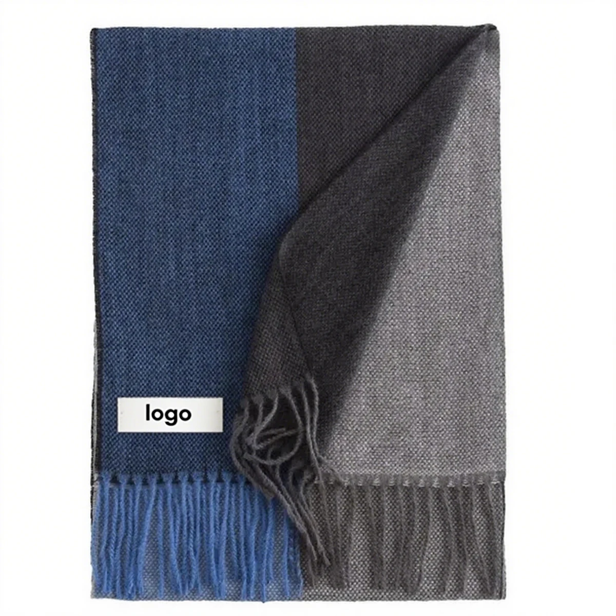 Winter Plaid Faux Cashmere Scarf 1