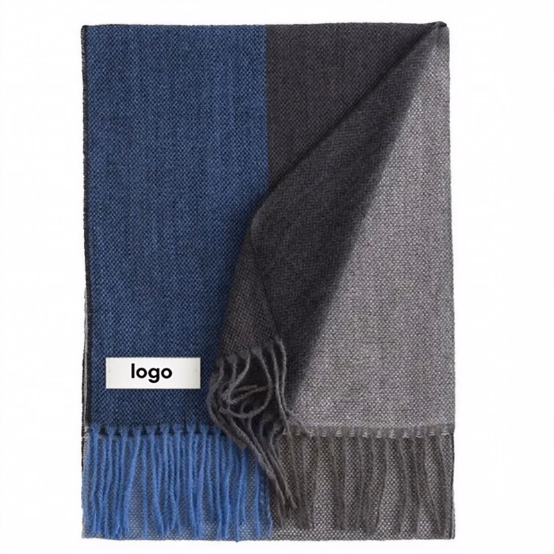 Winter Plaid Faux Cashmere Scarf