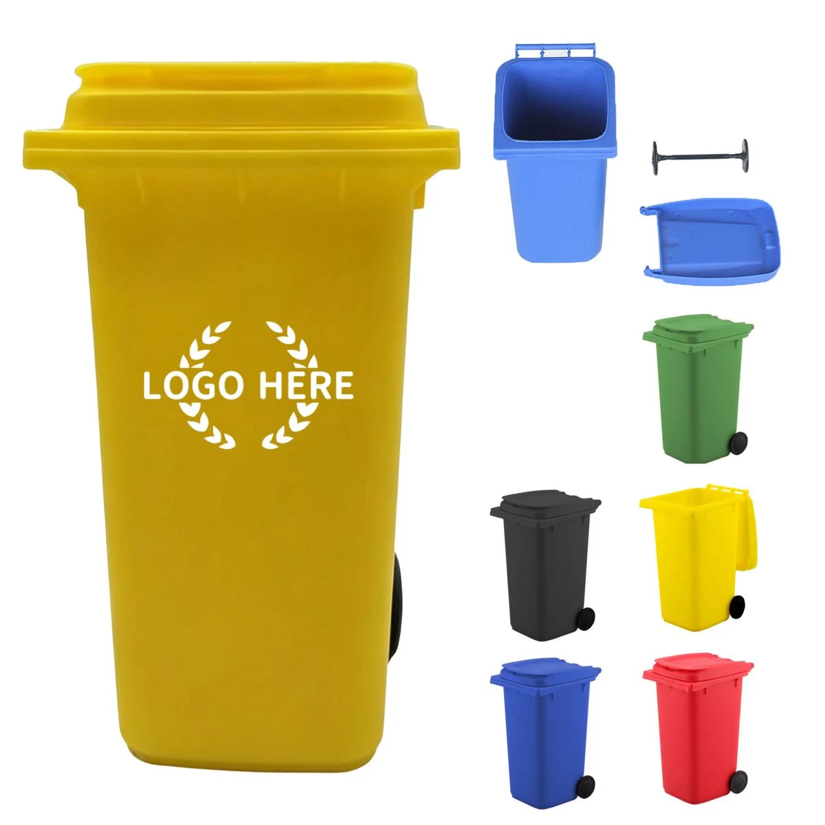 Durable Mini Trash Can Pen Holder 1