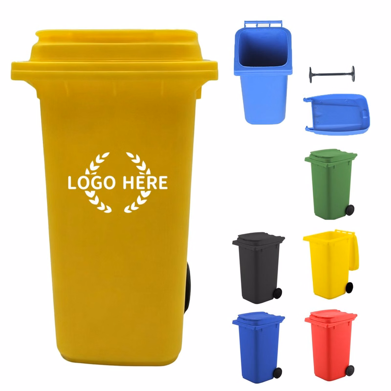 Durable Mini Trash Can Pen Holder